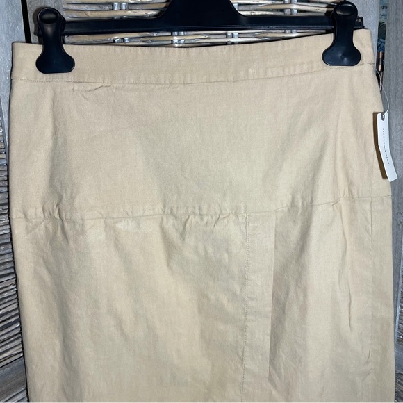 NWT Anthropologie Tan Pencil Skirt - size 12 - Picture 6 of 12